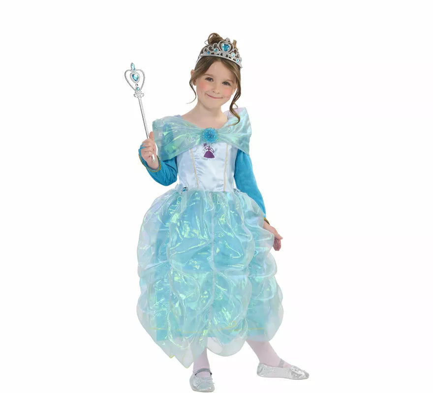 Translation missing: fr.Disfraz de Princesa Paraíso azul para niña