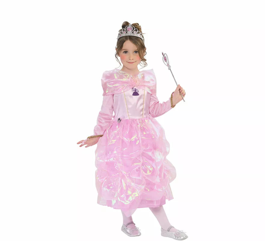 Translation missing: fr.Disfraz de Princesa Paraíso rosa para niña