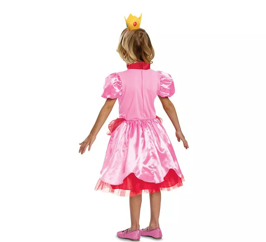 Translation missing: fr.Disfraz de Princesa Peach de Super Mario Nintendo para niña