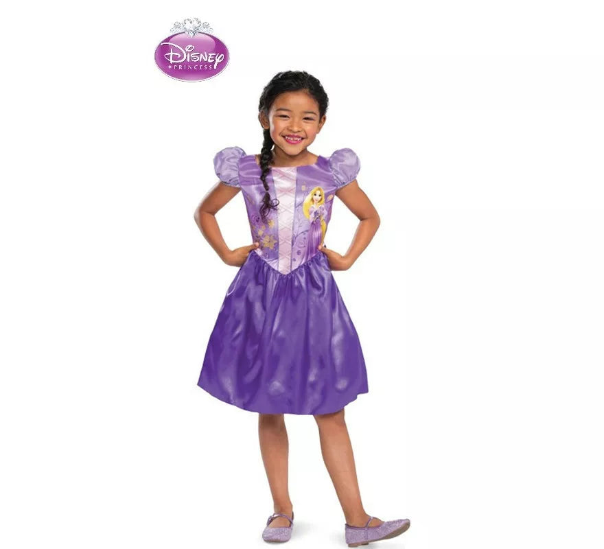 Translation missing: fr.Disfraz de Princesa Rapunzel Básico Plus para niña