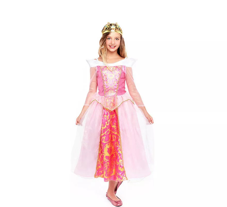 Translation missing: fr.Disfraz de Princesa Rosa de Cuento para niña