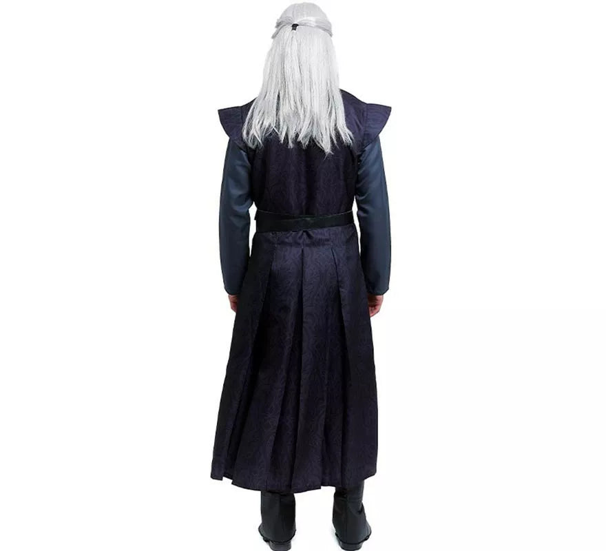 Translation missing: fr.Disfraz de Príncipe Dragón oscuro con cinturón para hombre
