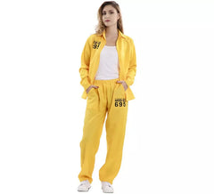Déguisement de Prisonnière Jaune pour femme