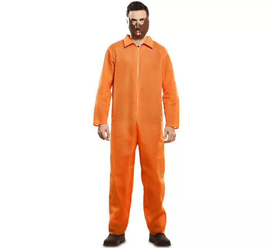 Translation missing: fr.Disfraz de Prisionero Naranja para hombre