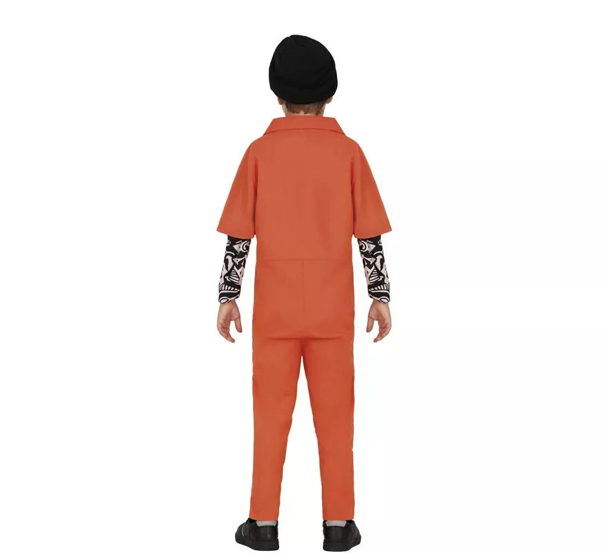 Translation missing: fr.Disfraz de Prisionero Tatuado para niño