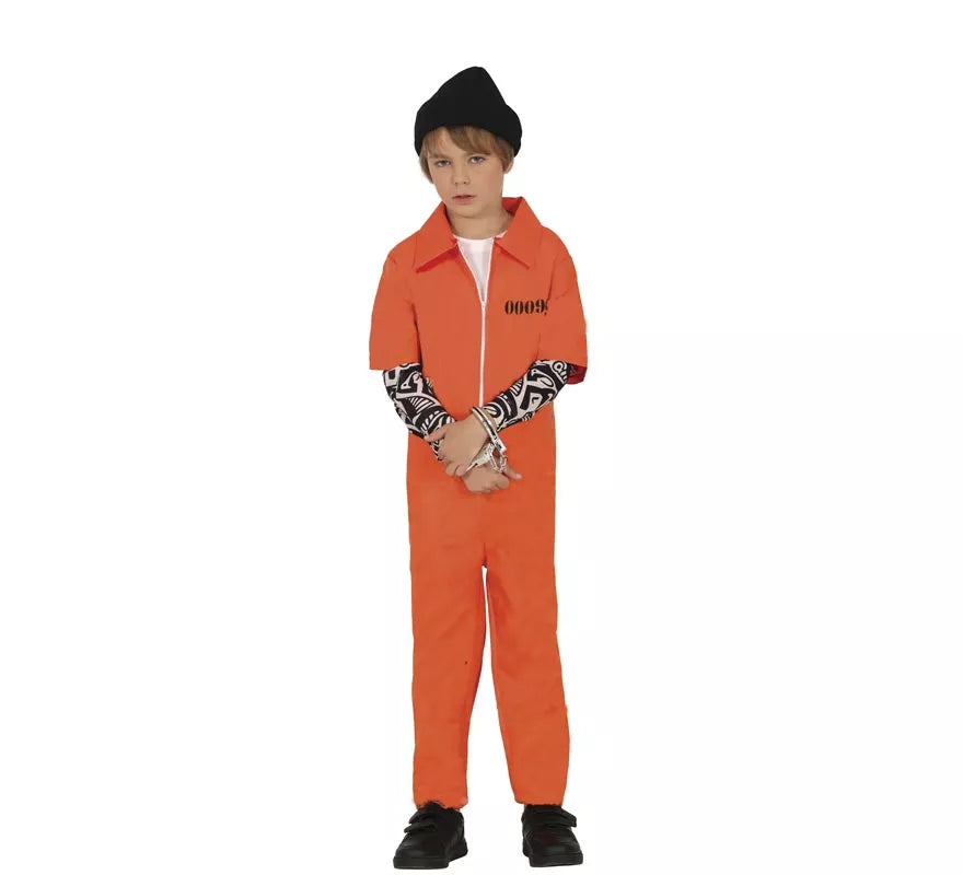 Translation missing: fr.Disfraz de Prisionero Tatuado para niño