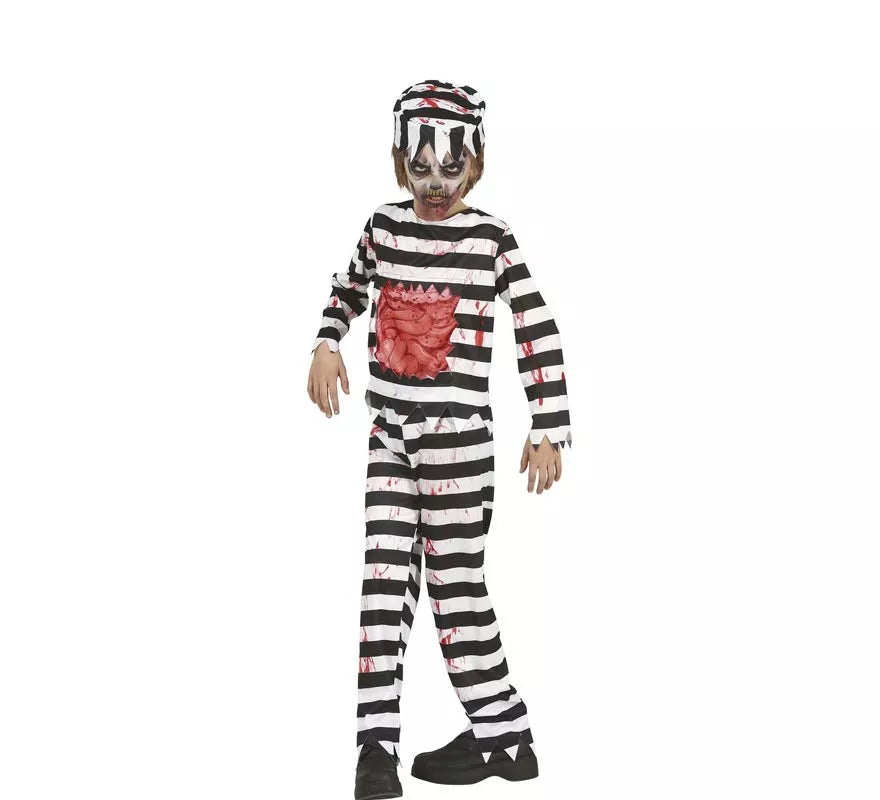 Translation missing: fr.Disfraz de Prisionero Zombie para niños