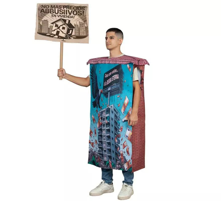 Translation missing: fr.Disfraz de Protesta por Precios de Alquiler de Pisos para adultos