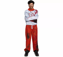 Déguisement de psychopathe en camisole de force pour homme