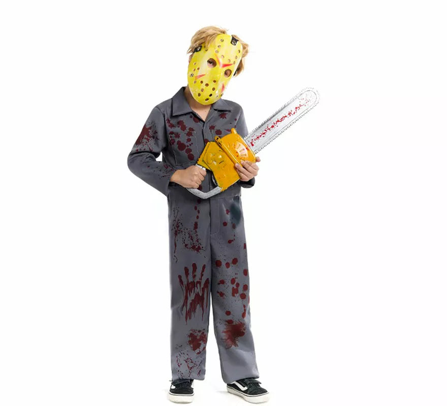 Translation missing: fr.Disfraz de Psicópata Enmascarado para niño