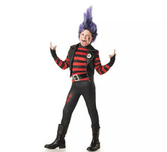 Costume punk rayé pour enfants
