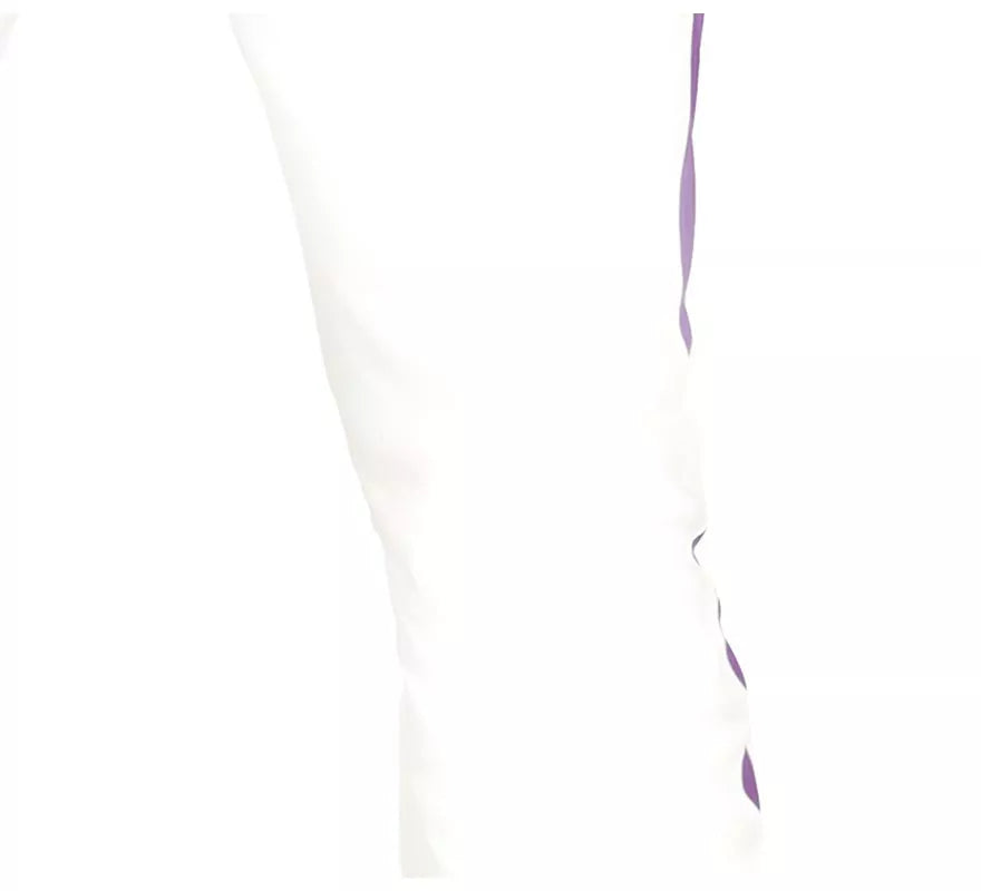 Disfraz de Quarterback USA morado y amarillo para hombre