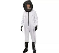 Déguisement de chimiste en costume noir et blanc pour homme