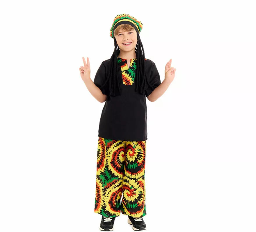 Translation missing: fr.Disfraz de Rastafari Jamaicano para niño