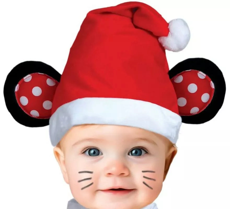 Translation missing: fr.Disfraz de Ratoncito Papá Noel con cinturón para bebé