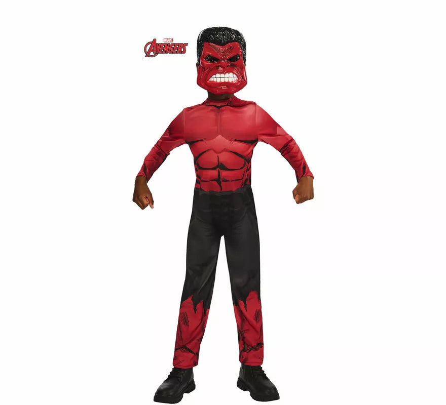 Translation missing: fr.Disfraz de Red Hulk para niño