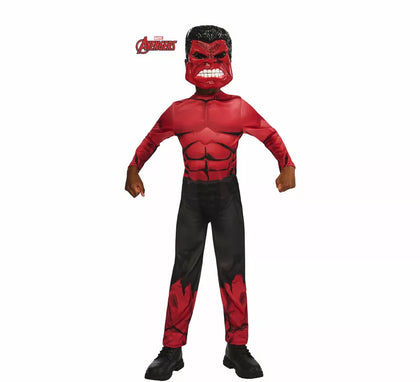 Disfraz de Red Hulk para niño