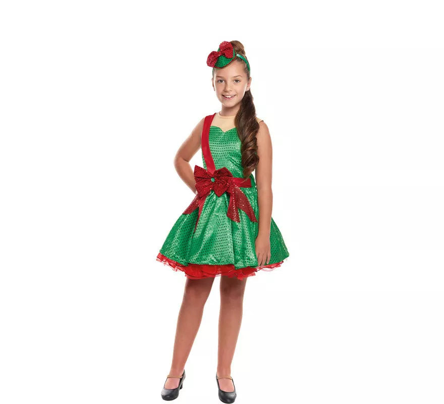 Translation missing: fr.Disfraz de Regalo de Navidad para niña