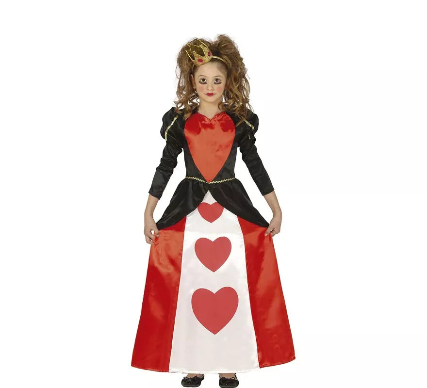 Translation missing: fr.Disfraz de Reina Corazones para niña