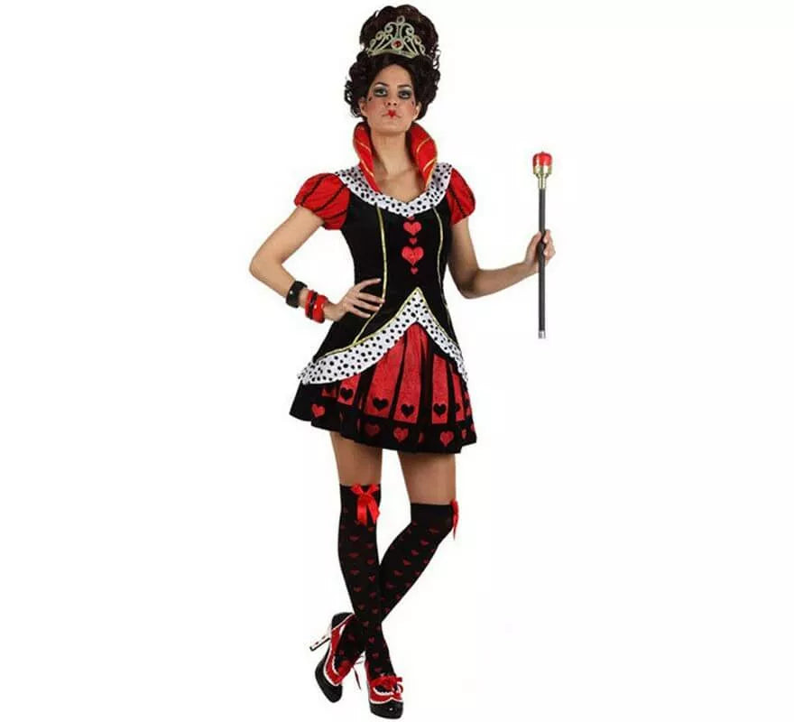 Disfraz de Reina de Corazones para mujer