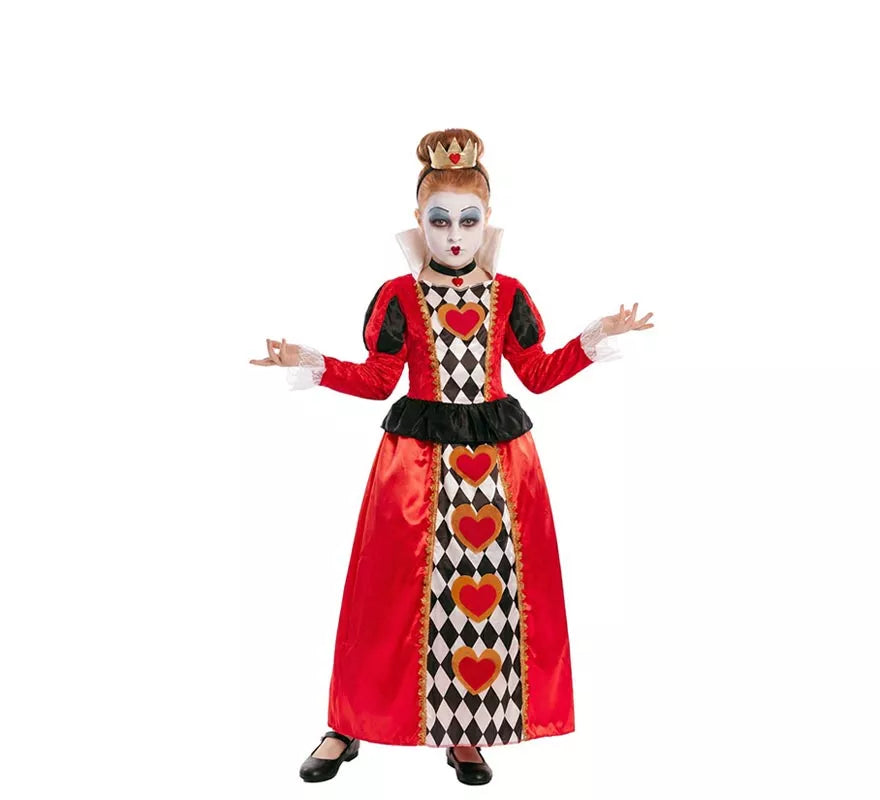 Translation missing: fr.Disfraz de Reina de Corazones para niña