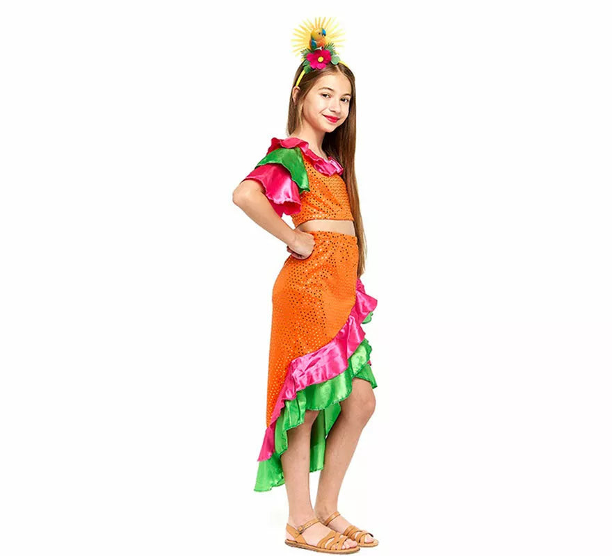 Translation missing: fr.Disfraz de Reina de Samba para niña
