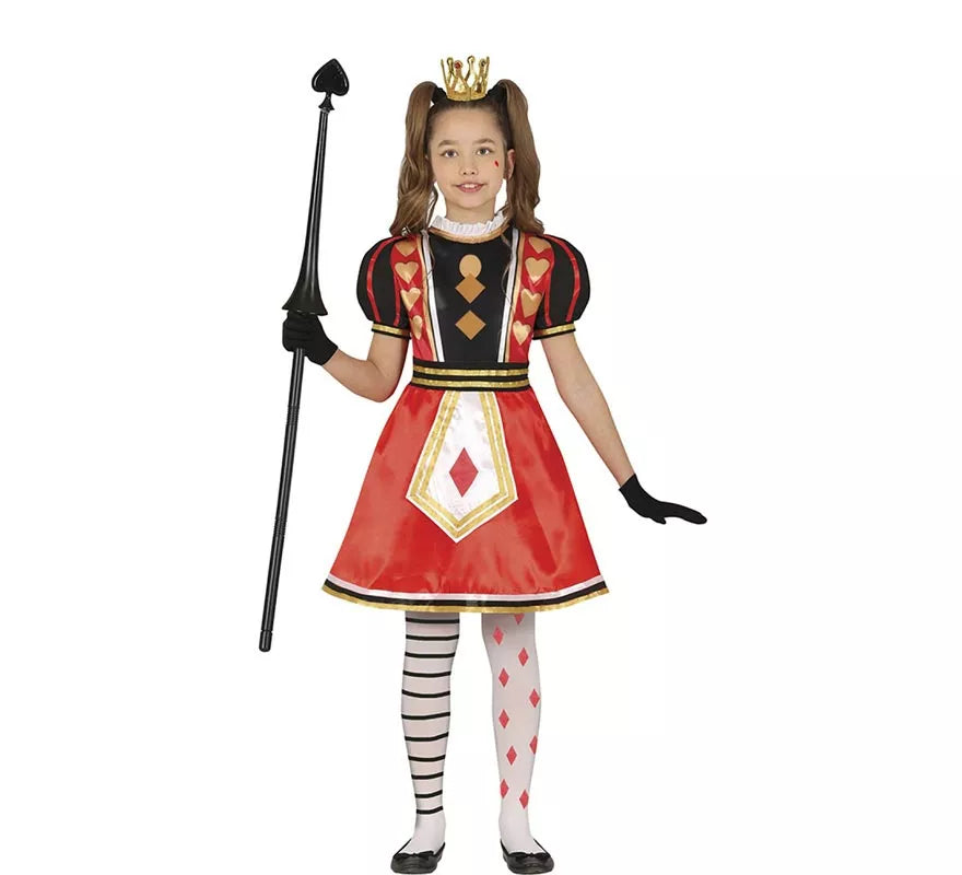 Disfraz de Reina del Rombo para niña