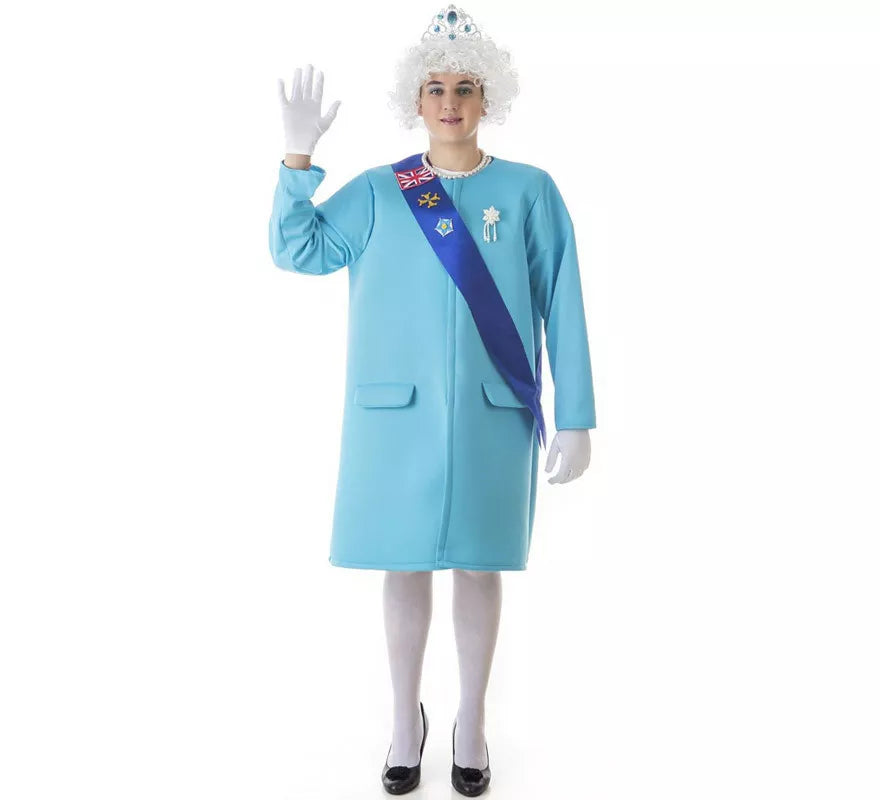 Translation missing: fr.Disfraz de Reina Isabel II del Reino Unido para adultos