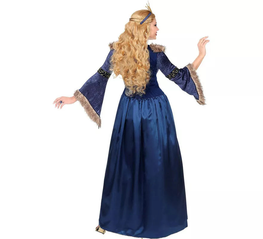 Translation missing: fr.Disfraz de Reina Medieval Largo para mujer