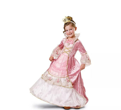 Disfraz de Reina Rosa para niña