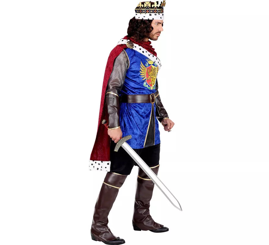 Translation missing: fr.Disfraz de Rey de Guerreros Medieval para hombre