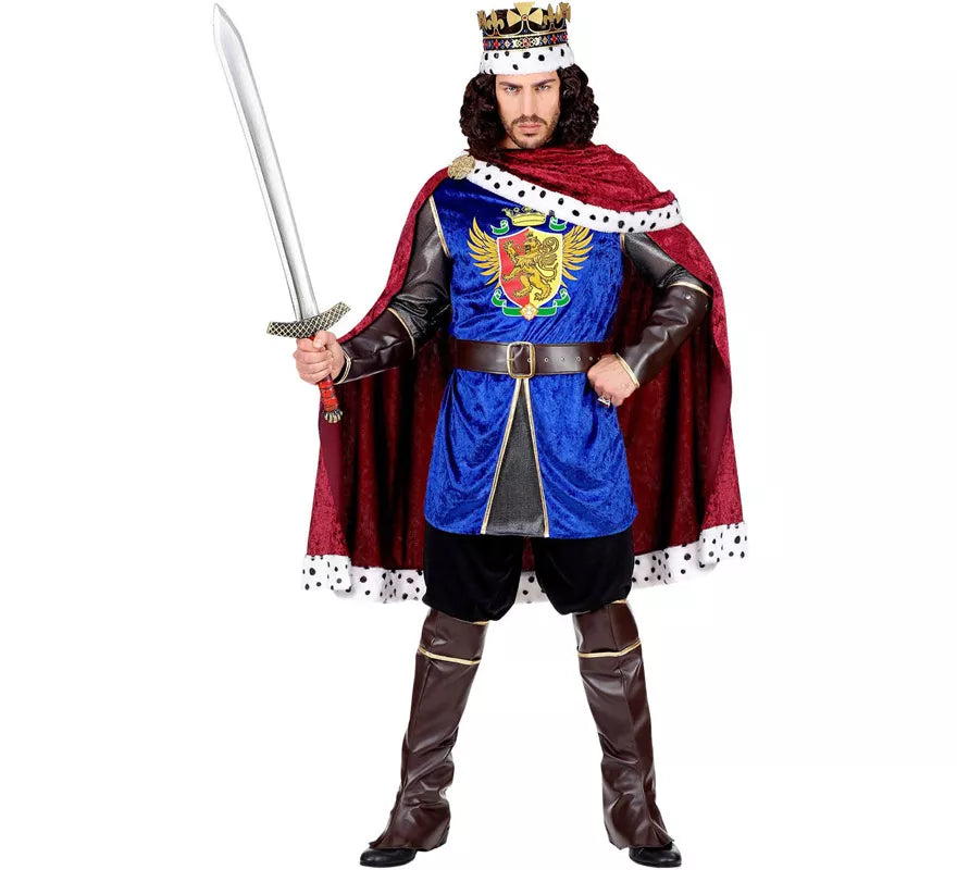 Translation missing: fr.Disfraz de Rey de Guerreros Medieval para hombre