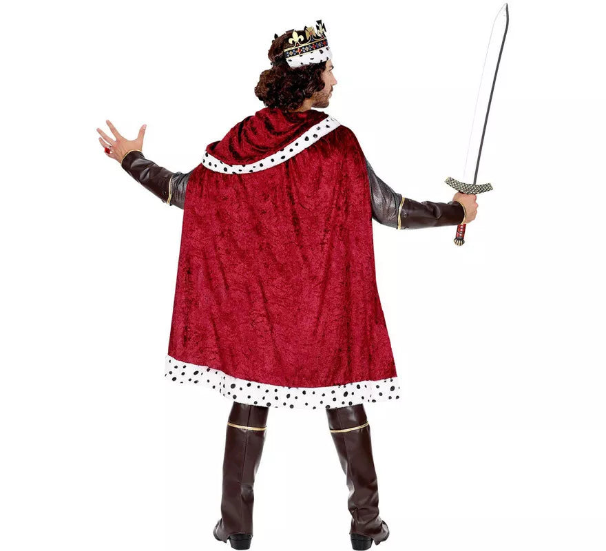 Translation missing: fr.Disfraz de Rey de Guerreros Medieval para hombre
