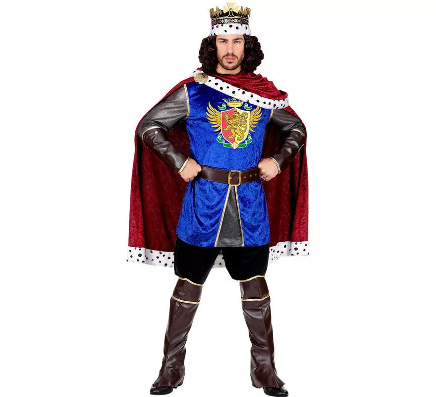 Translation missing: fr.Disfraz de Rey de Guerreros Medieval para hombre