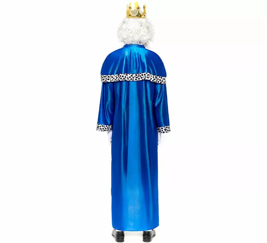 Translation missing: es.Disfraz de Rey Mago azul para hombre
