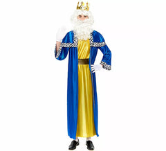 Disfraz de Rey Mago azul para hombre