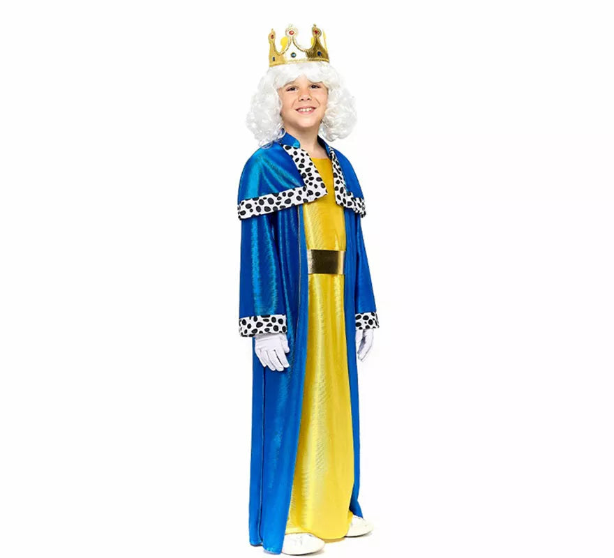 Translation missing: fr.Disfraz de Rey Mago azul para niño