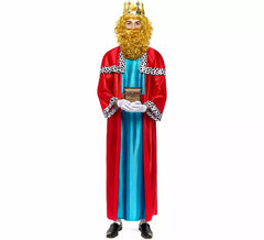 Costume de Roi mage rouge pour hommes