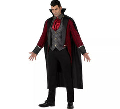 Déguisement Roi Vampire bordeaux foncé homme