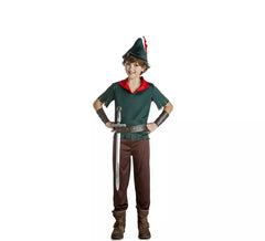 Déguisement Robin Hood vert foncé pour enfant