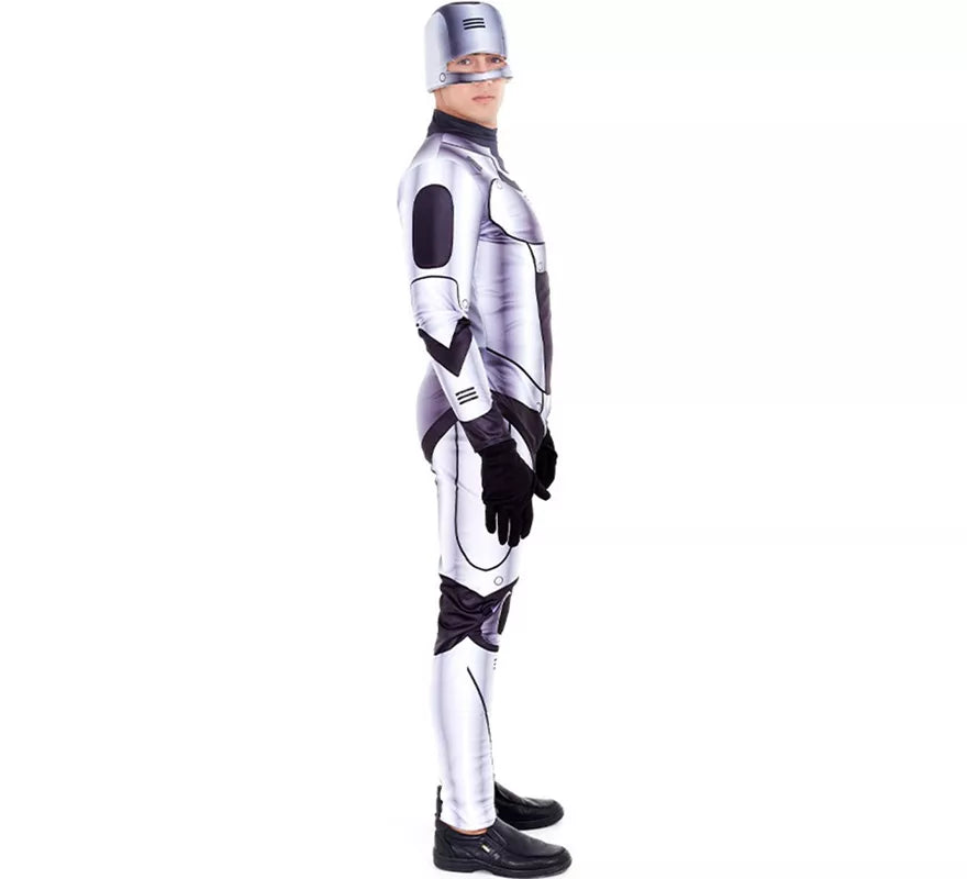 Translation missing: fr.Disfraz de Robot Killer Plateado para hombre