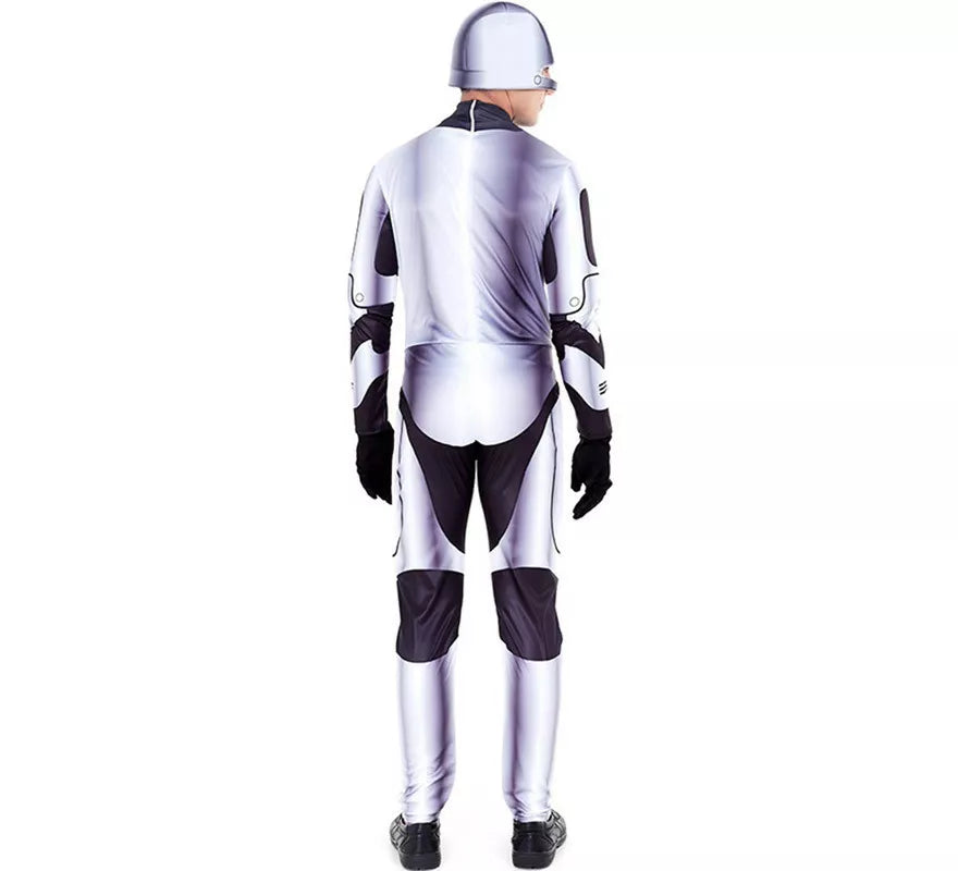 Translation missing: fr.Disfraz de Robot Killer Plateado para hombre