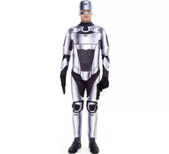 Déguisement robot tueur argent homme