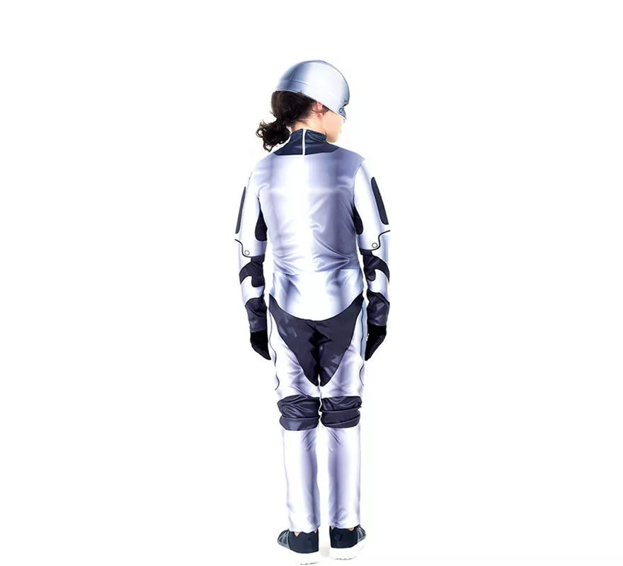 Disfraz de Robot Killer Plateado para niño
