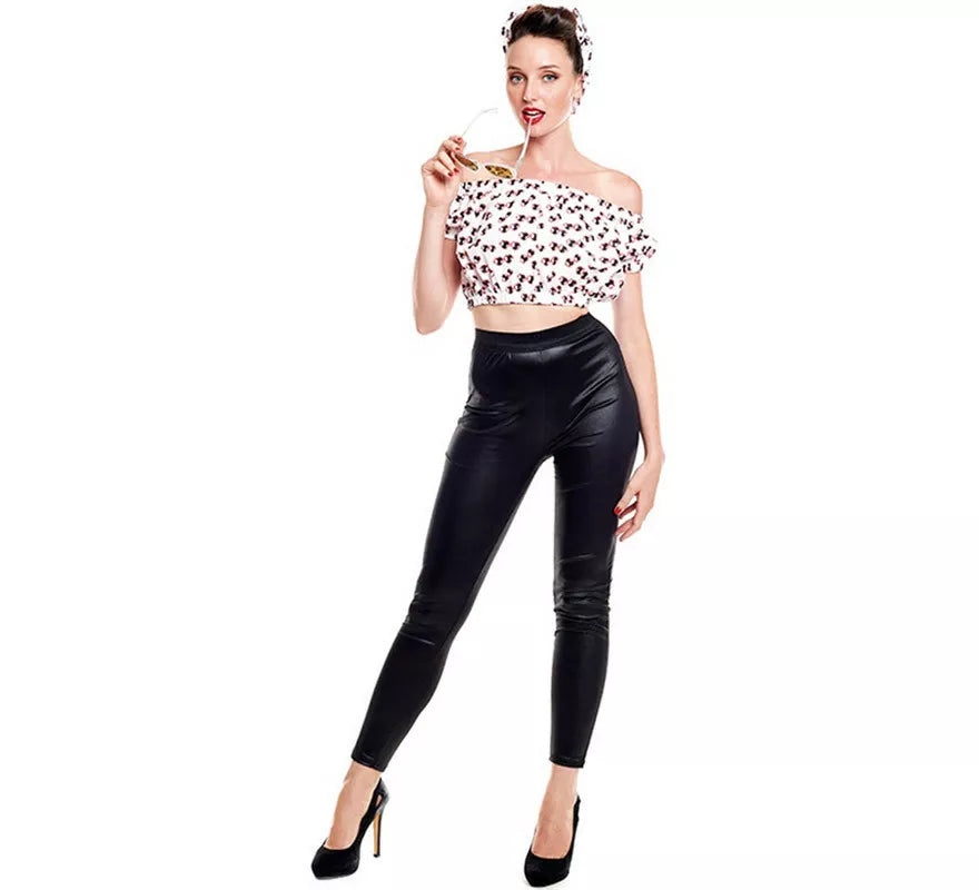 Translation missing: fr.Disfraz de Rockabilly Top Años 50 para mujer