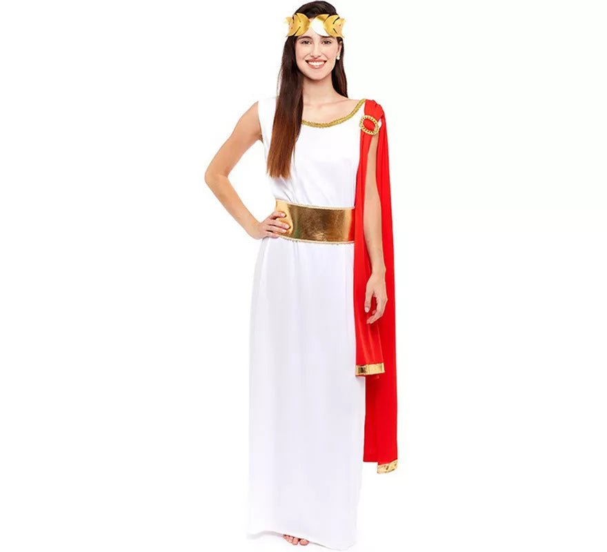 Translation missing: fr.Disfraz de Romana Blanca Elegante para mujer