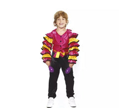 Déguisement Rumbero fuchsia à volants pour enfant