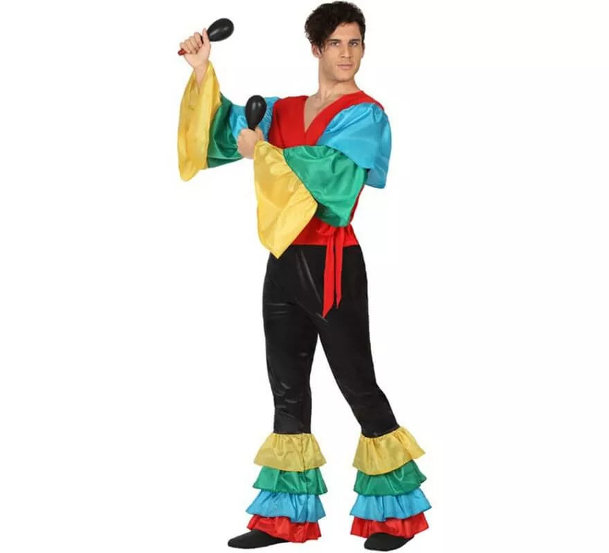 Disfraz de Rumbero Multicolor para hombre