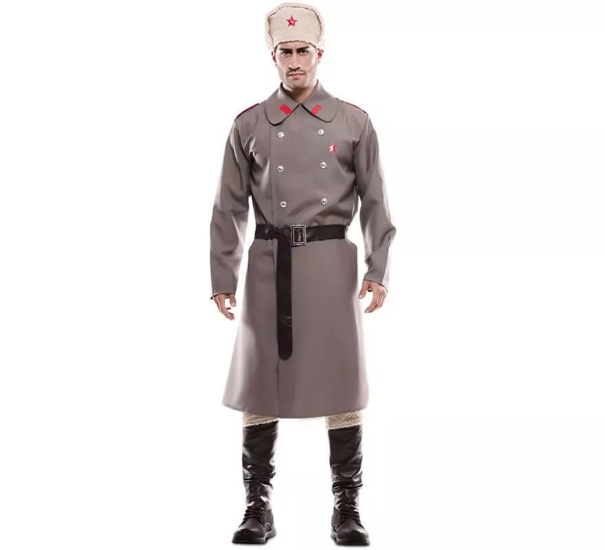 Translation missing: fr.Disfraz de Ruso Gris para hombre