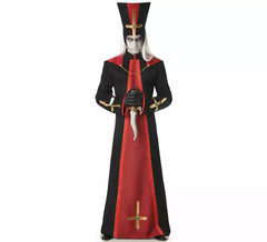 Déguisement de prêtre satanique pour homme